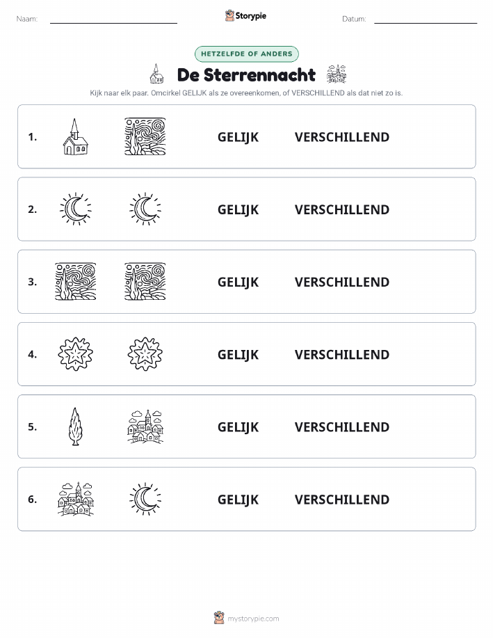 Zelfde of Verschillend