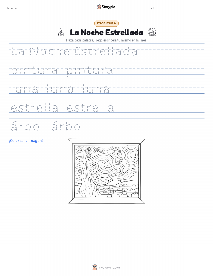 Práctica de Escritura
