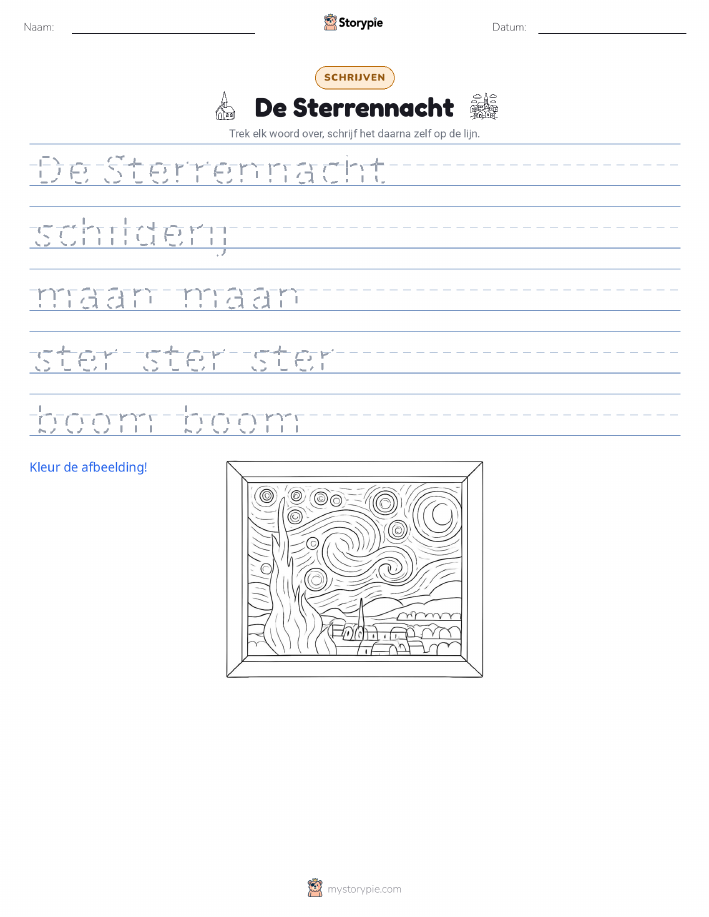 Schrijf Oefening