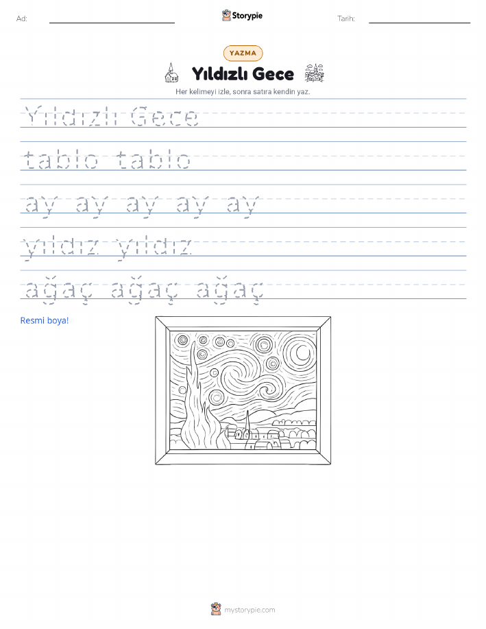 Yazma Pratiği