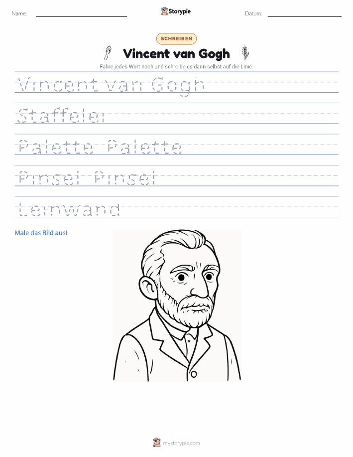 Schreibübung