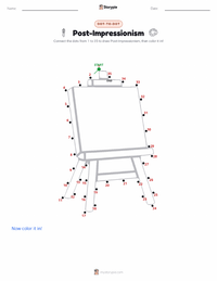 Post-Impressionism printable worksheet preview