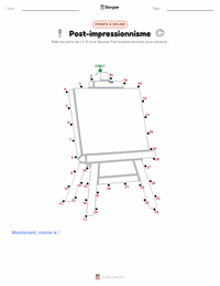 Aperçu de la feuille de travail imprimable Impressionnisme
