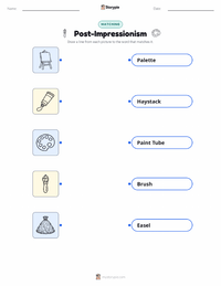 Post-Impressionism printable worksheet for kids