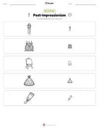 Post-Impressionism printable worksheet preview
