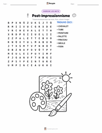 Aperçu de la feuille de travail imprimable Impressionnisme
