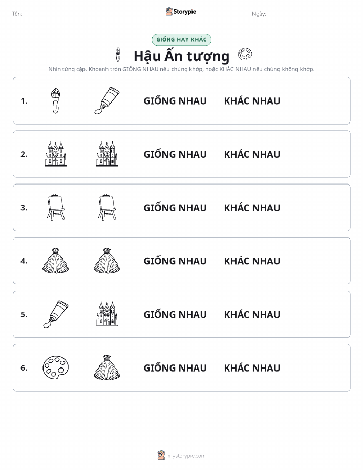 Giống Hay Khác