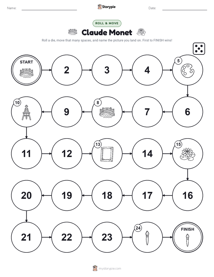 Roll & Move Game