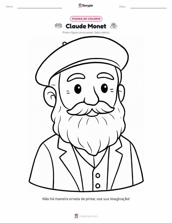 Página para colorir