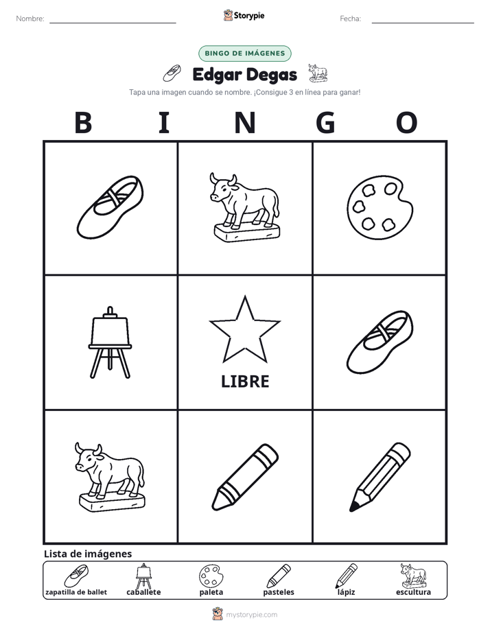 Bingo de Imágenes