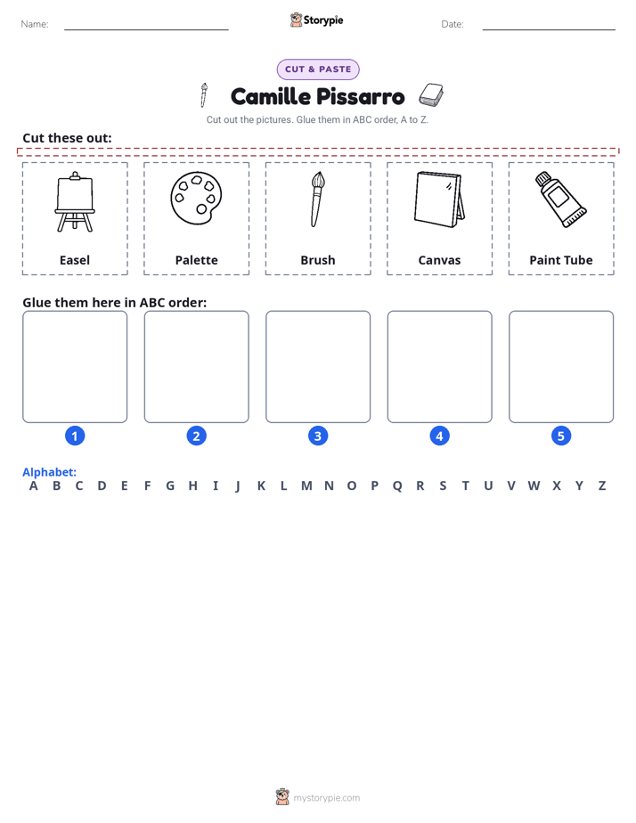Cut & Paste Alphabet