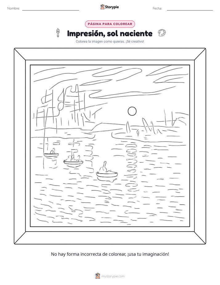 Página para Colorear