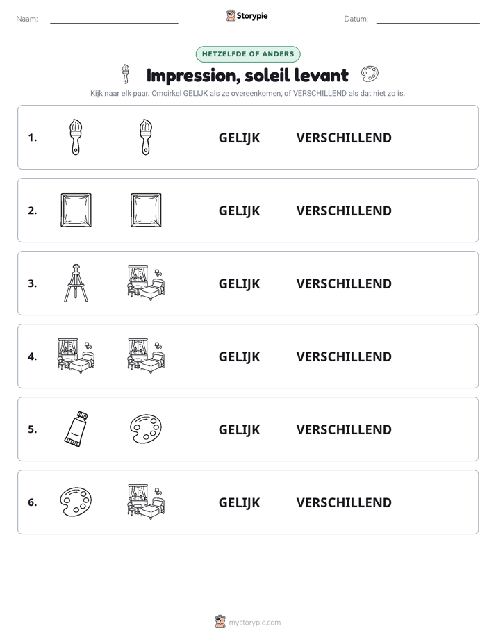 Zelfde of Verschillend