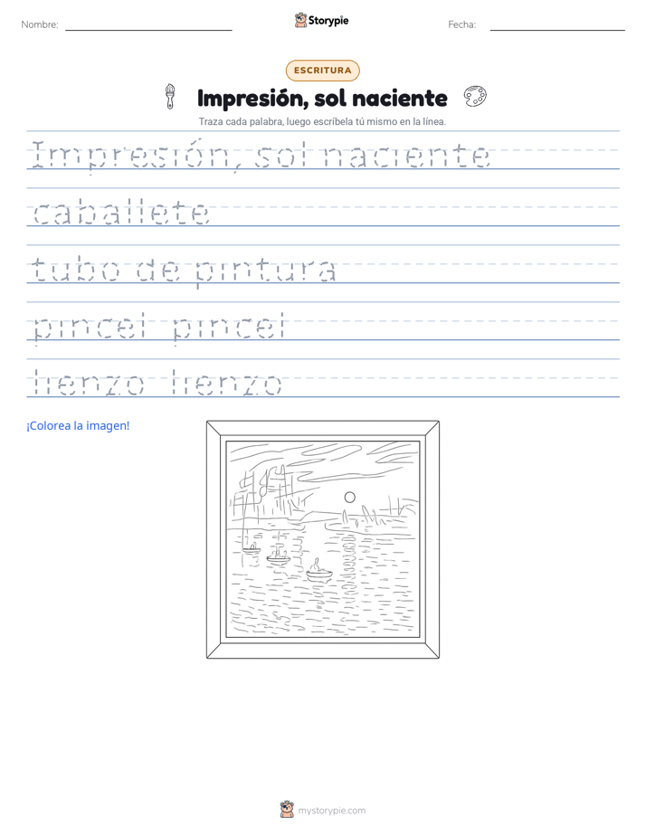 Práctica de Escritura