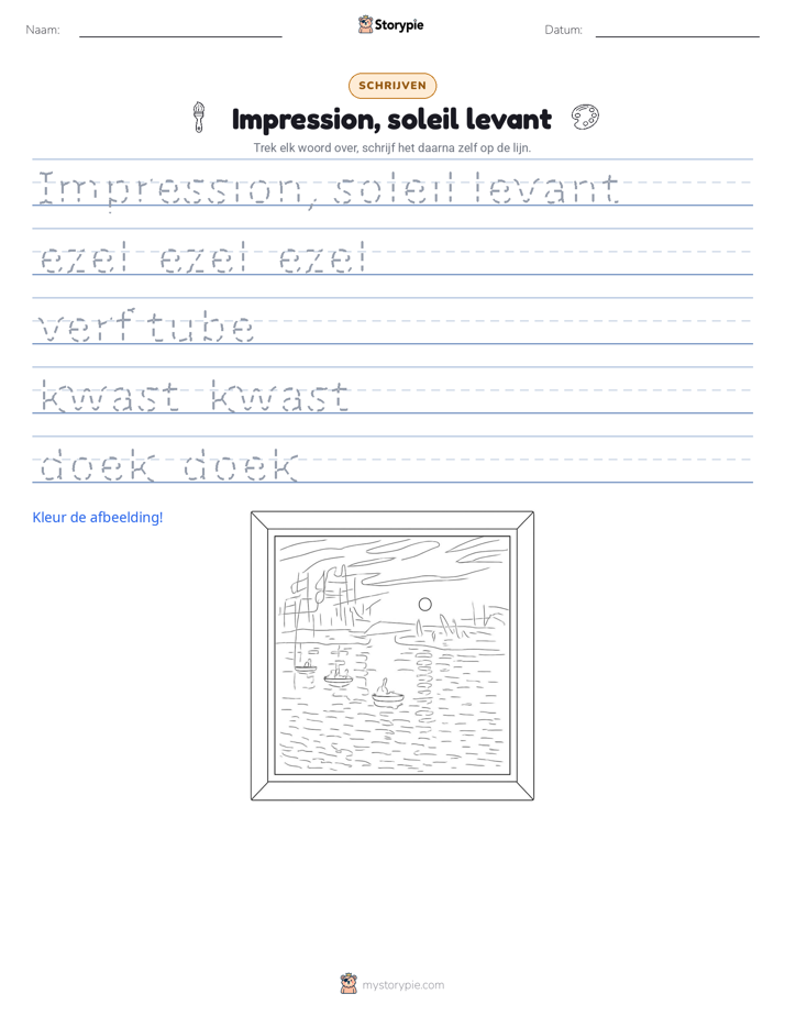 Schrijf Oefening