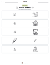 Great Britain printable worksheet preview