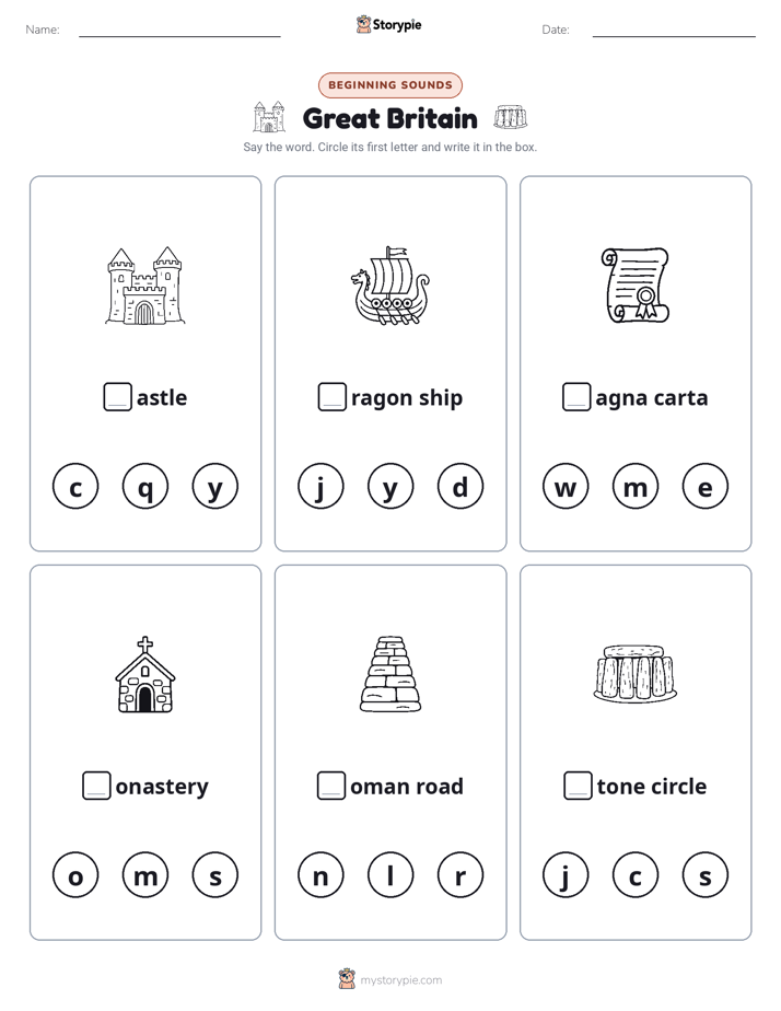Beginning Sounds