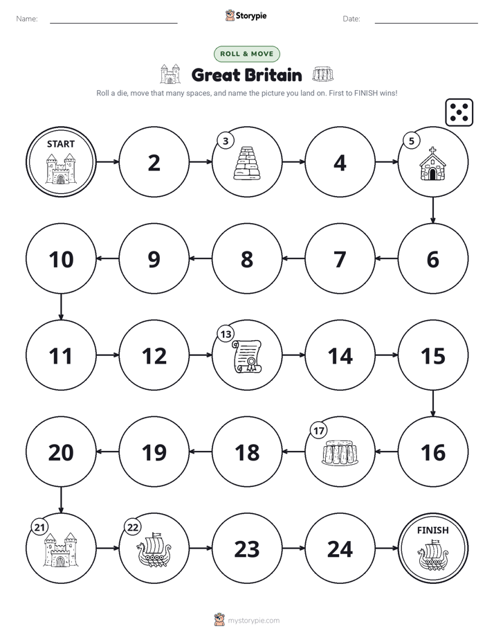 Roll & Move Game
