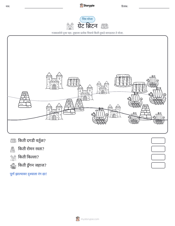 गणना दृश्य