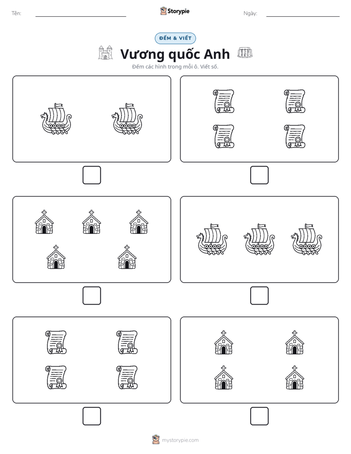 Đếm & Viết