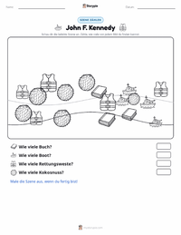 John F. Kennedy druckbare Arbeitsblatt Vorschau