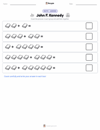 John F. Kennedy printable worksheet preview