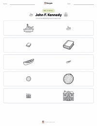 John F. Kennedy printable worksheet preview