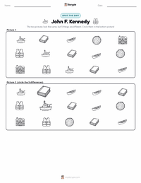 John F. Kennedy printable worksheet preview