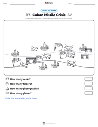 Cuban Missile Crisis printable worksheet preview