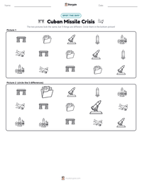 Cuban Missile Crisis printable worksheet preview