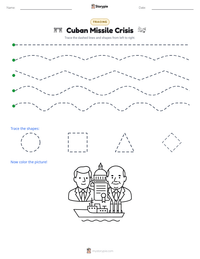 Cuban Missile Crisis printable worksheet preview