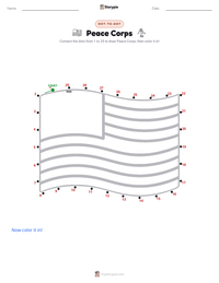 Peace Corps printable worksheet preview