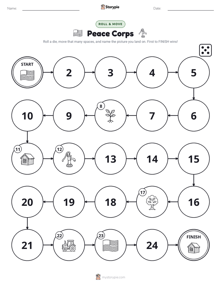 Roll & Move Game