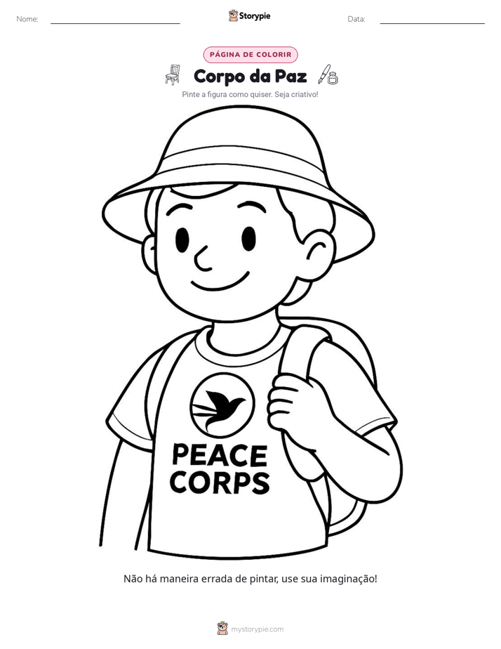 Página para colorir