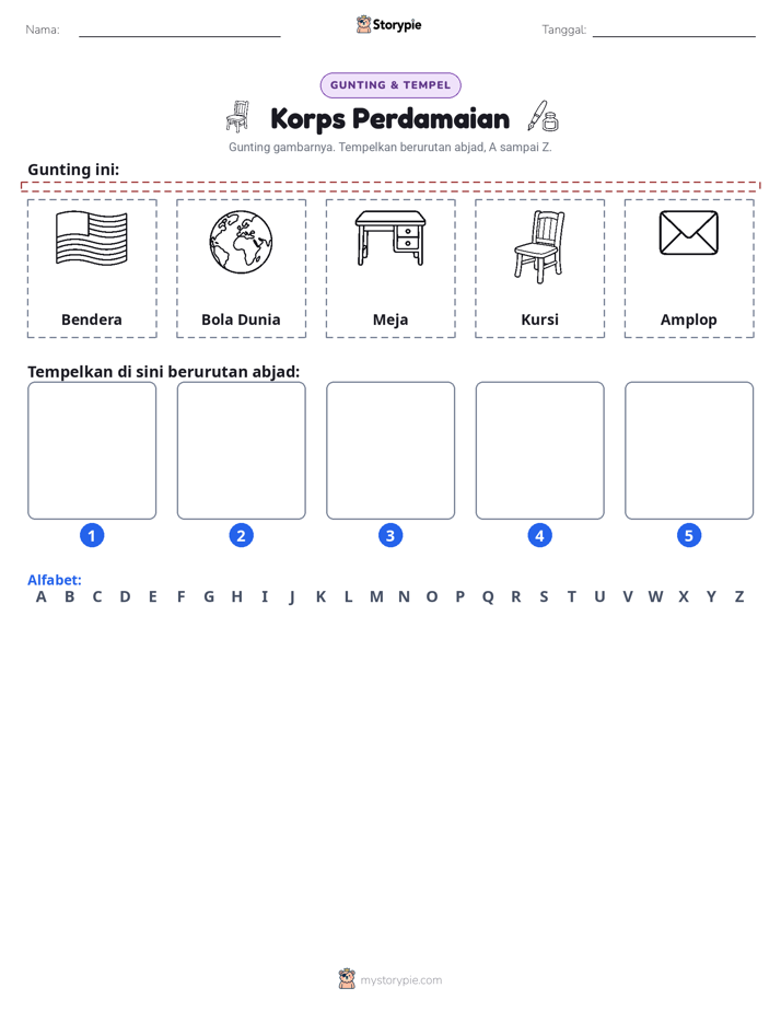 Potong & Tempel Huruf