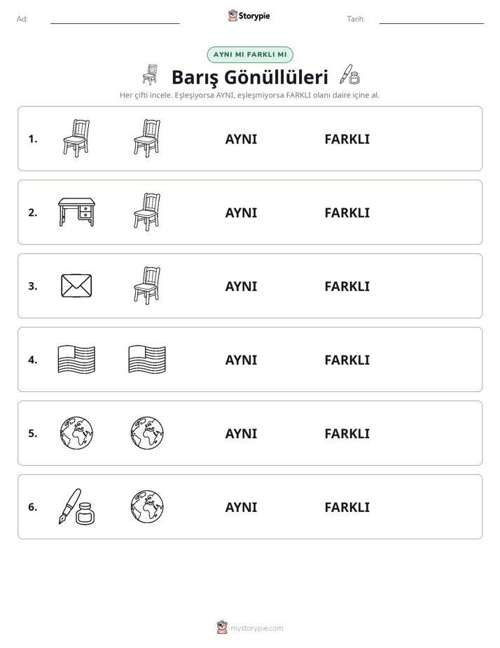 Aynı mı Farklı mı