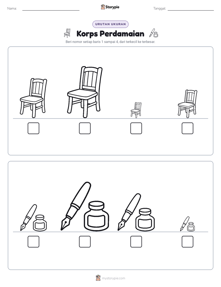 Urutan Ukuran