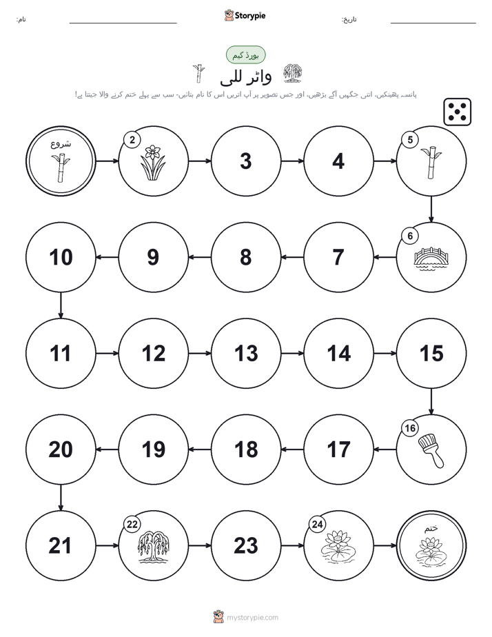 رول اور منتقل کریں کھیل