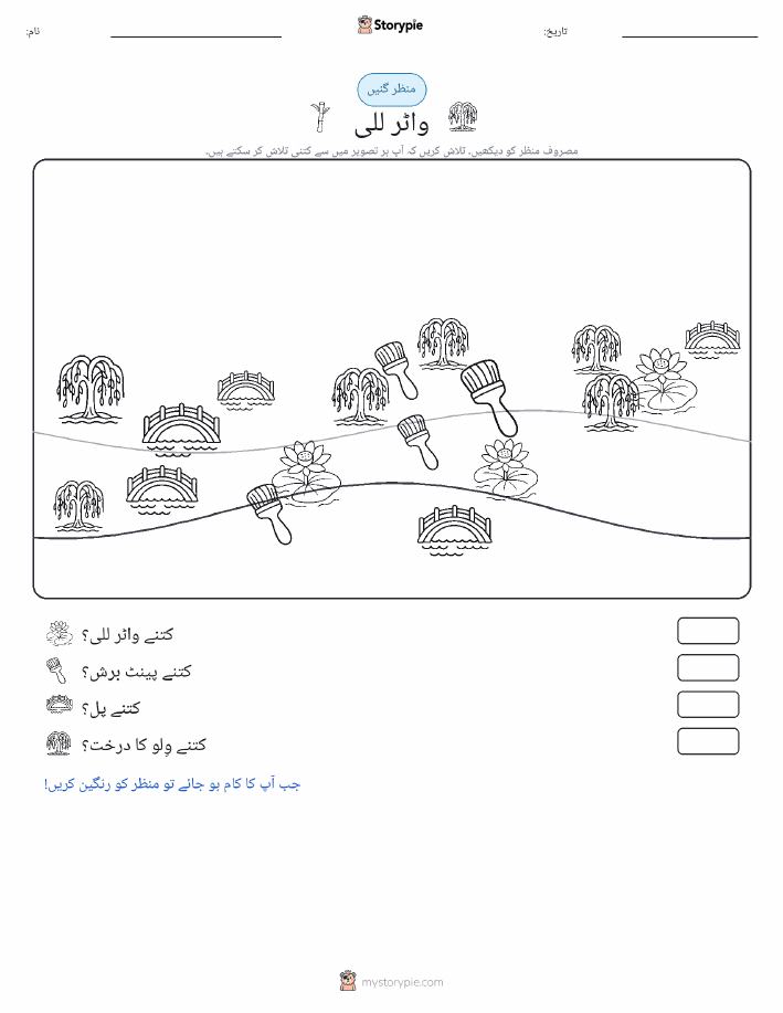 گنتی کا منظر