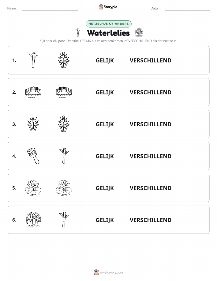 Zelfde of Verschillend
