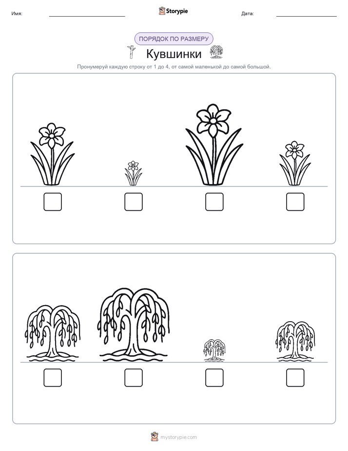 Размеры в порядке