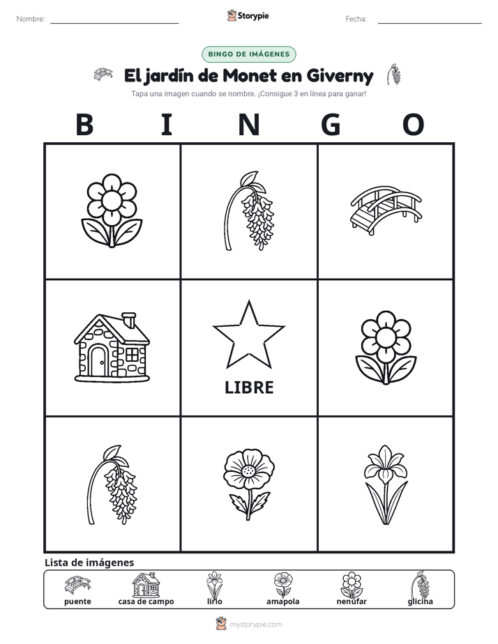 Bingo de Imágenes
