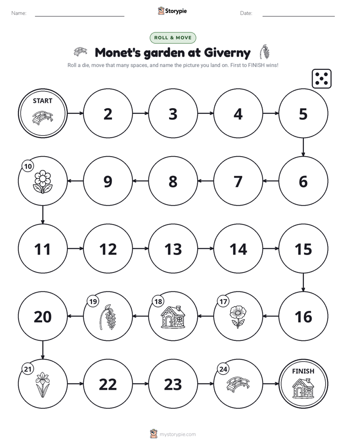 Roll & Move Game