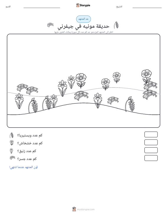 مشهد العد