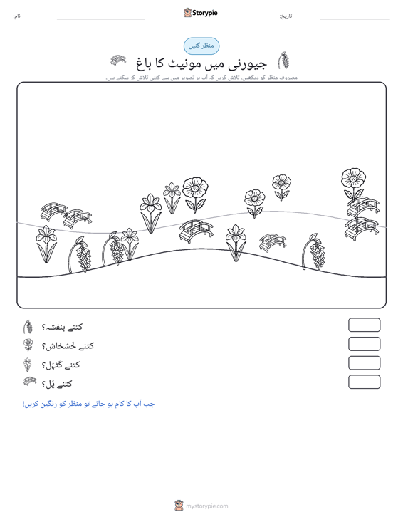 گنتی کا منظر