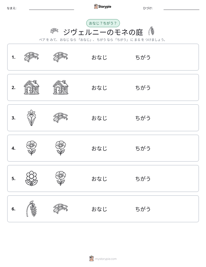 同じか違うか
