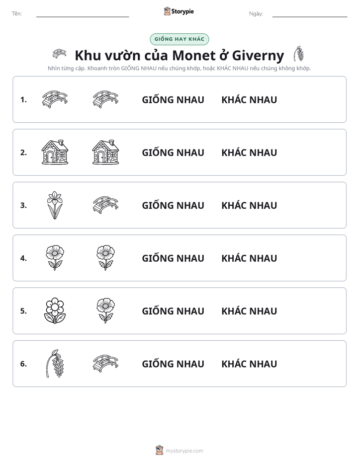 Giống Hay Khác