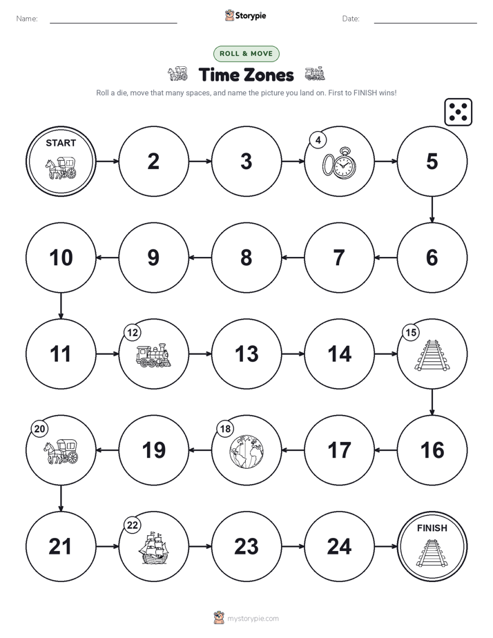 Roll & Move Game