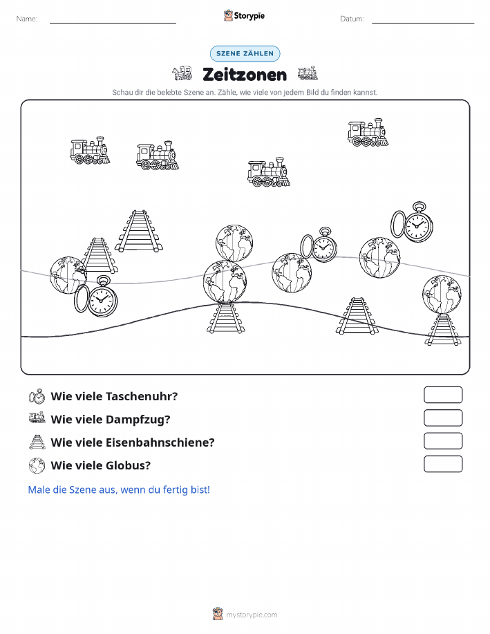 Zähl-Szene