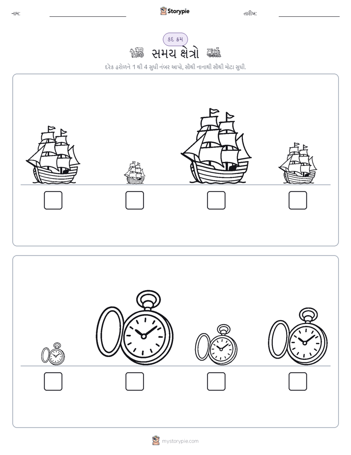 આકાર ક્રમ